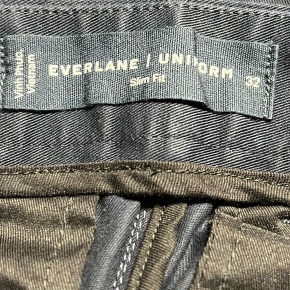 Everlane The 7" Slim Fit Performance Chino Short Deep Navy Size 32 NWT - Picture 8 of 8